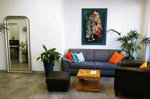 Gesprächsecke Eingang